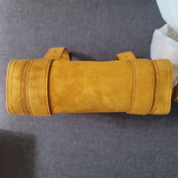 Proenza Schouler Mini PS1 Suede Orange Brown Crossbody Bag - Picture 9 of 10